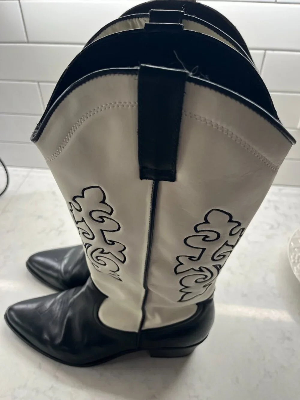 Men's ASOS DESIGN Western Heeled Boots, Size 12